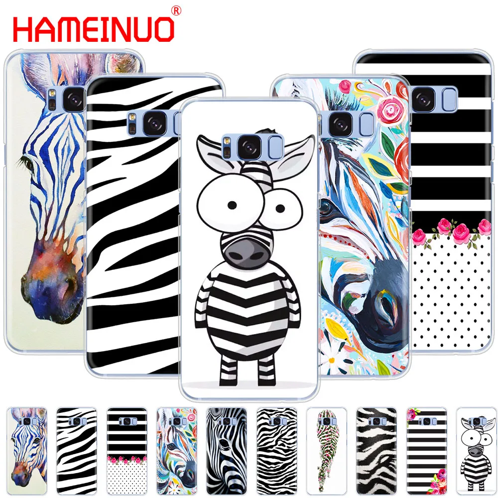 HAMEINUO Zebra black and white stripes Newest Fashion phone case cover for Samsung Galaxy S9 S7 edge PLUS S8 S6 S5 S4 S3 MINI | Мобильные