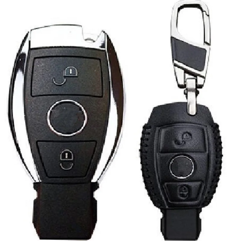 Чехол для автомобильного ключа из натуральной кожи держатель брелка кошелек