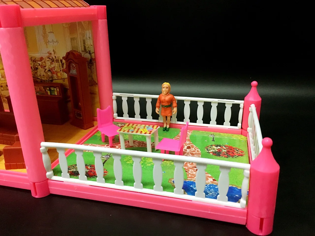 

Diy Dollhouse Kit Accessories Miniature Doll House Furniture Miniatures Mini Room Doll Car Dog Girl Toys Coffe Table Toddler Toy