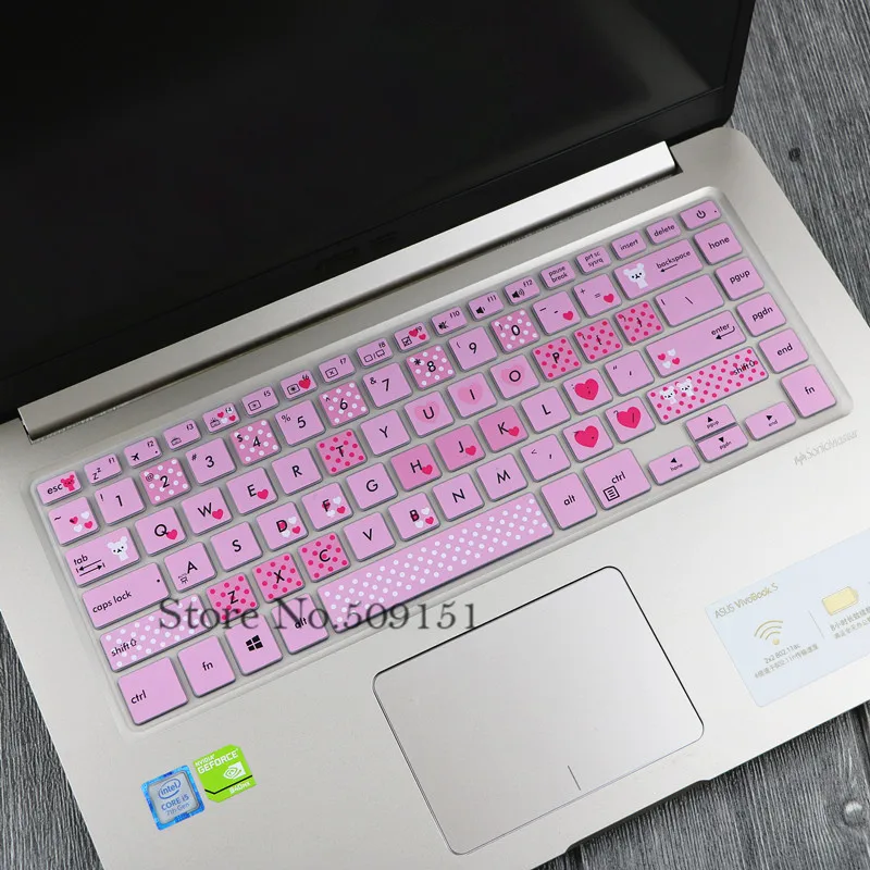 15 15,6 дюйма клавиатура протектор кожного покрова для Asus vivobook s15 x510UQR x510uf x510uq x510 x510u S510 S510UA S510UN S510UQ