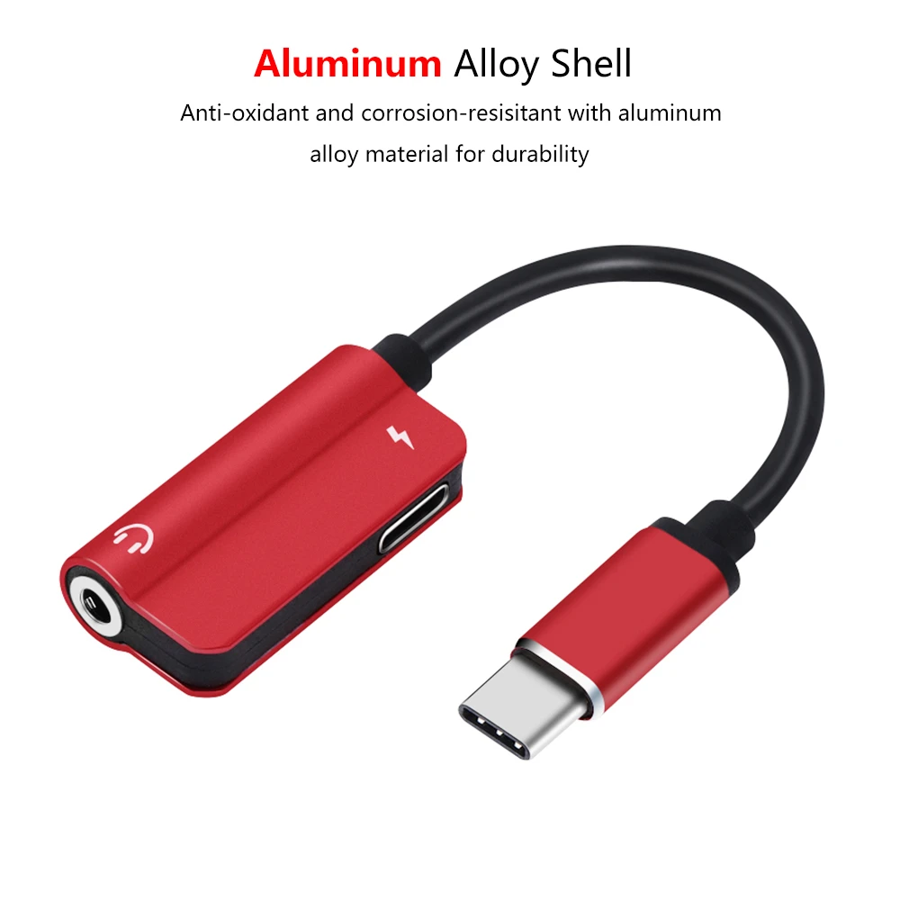 USB Type-C аудио адаптер для зарядки 2 в 1 Type C папа-мама 3 5 мм разъем наушников зарядный