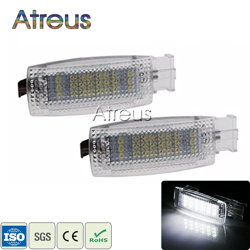 Atreus Автомобильный светодиодный зеркальный светильник для VW Golf GTi EOS Jetta Passat CC Polo