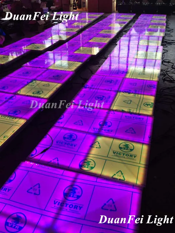СВЕТОДИОДНЫЙ танцпол с потрясающими эффектами 1x1 м dmx512 10 мм комплектов|dance floor