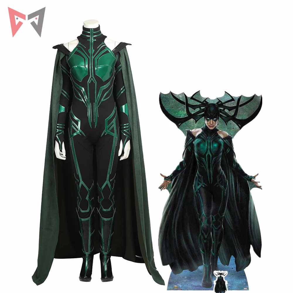 MMGG Хэллоуин Тор Ragnarok Косплей Hela косплей костюм аксессуары на заказ платье Высокое качество