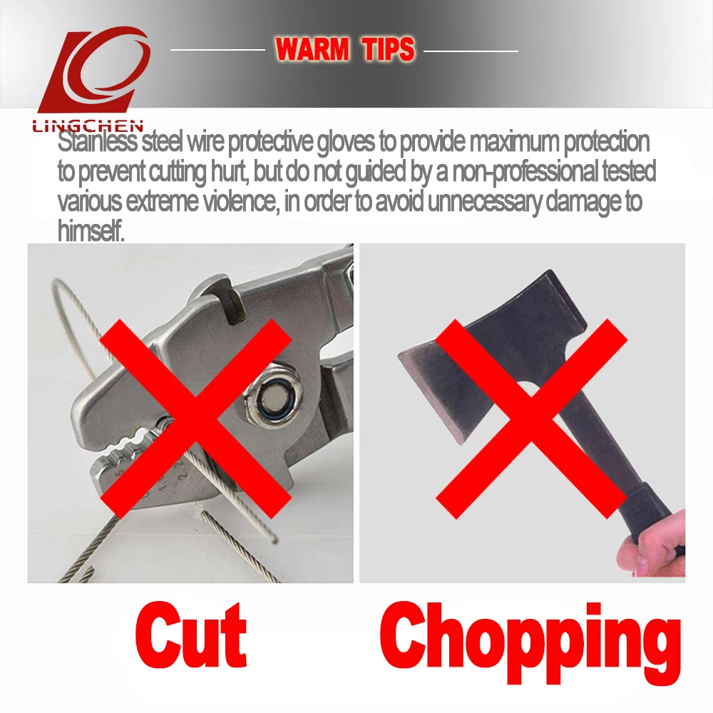 Перчатки из нержавеющей стали с защитой от порезов защитные рабочие перчатки