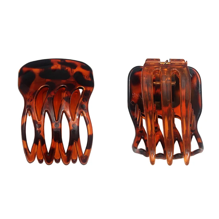1pc coffee color Новые модные мини заколки для волос заколки-крабы для женщин и девушек пластмассовая заколка для волос аксессуары для волос Головные уборы - Цвет: 1pc coffee color