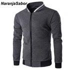 NaranjaSabor весна осень мужские куртки повседневные на молнии однотонные мужские пальто свитшоты мужской спортивный костюм куртка мужская брендовая одежда