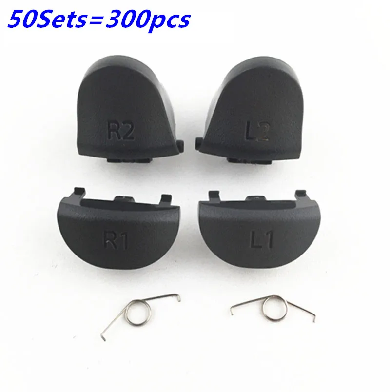 

For Playstations 4 JDS 040 JDM 040 Controller Trigger Spring L1 R1 L2 R2 Repair Parts Buttons For PS4 Pro Triggers Button 50sets
