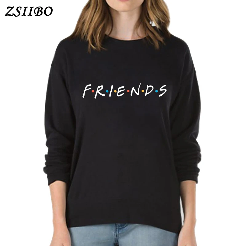 Женское теплое пальто с капюшоном и принтом Best friend простая трикотажная рубашка в