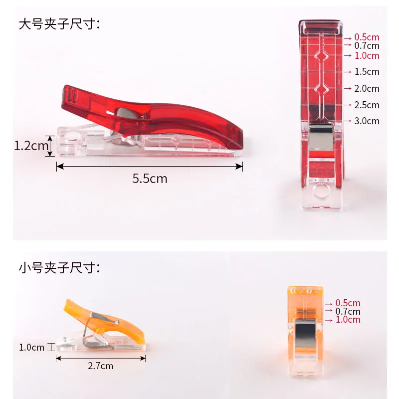 Использование зажима для фиксации кромок вместо шариковой коробки иголок