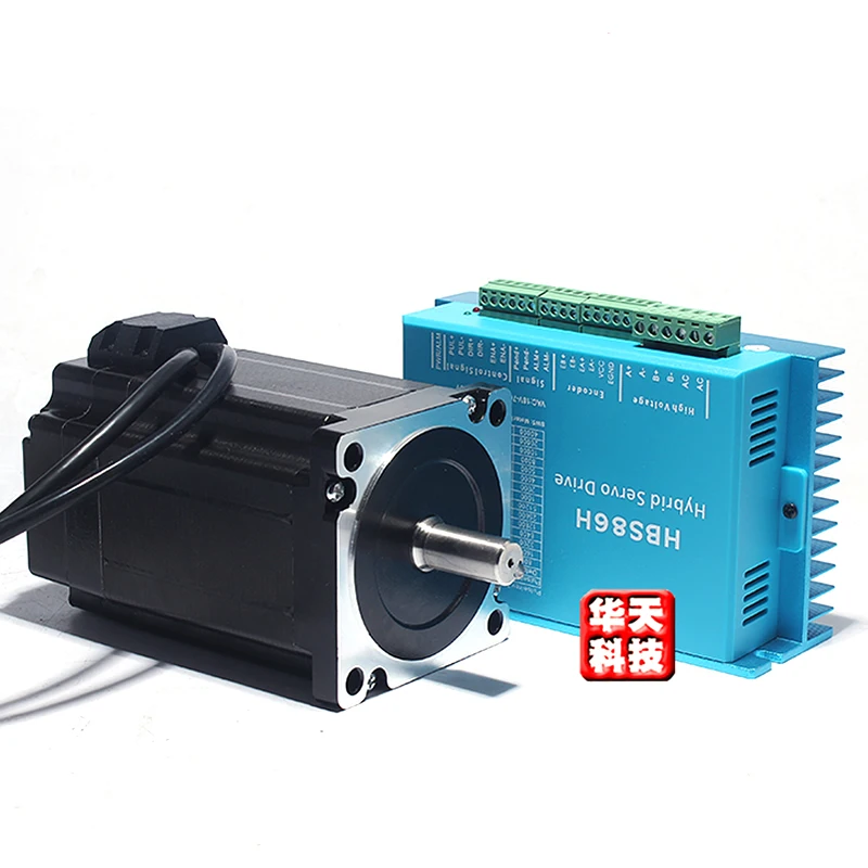 

86 полный закрытый контур Высокоскоростной шаговый сервопривод с крутящим моментом драйвер двигателя с замкнутым контуром нм Гибридный сервопривод