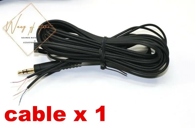 3m Cable x 1 Recabling Upgrade Headphone Cable Wire For Denon AH D1100 AH-D1100 Headphone 3M Y Shape Headset Repair Replacement Line - Цвет: 3m Cable x 1