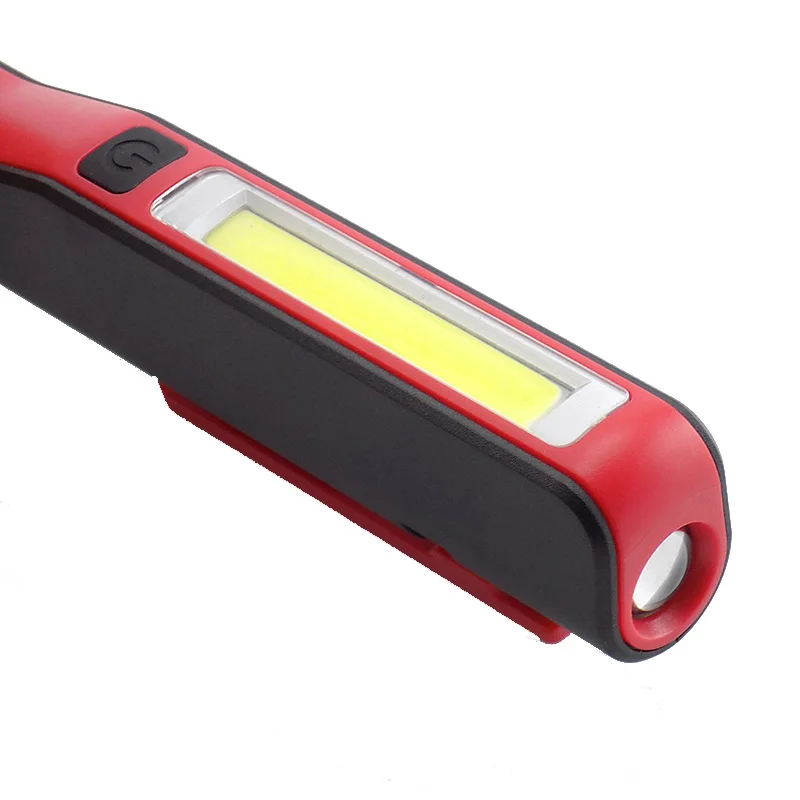 Магнитный светодиодный фонарь с COB матрицей ручной светильник зарядкой от USB 3