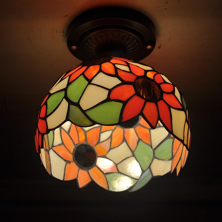 Современные континентальные подсолнухи Проходное освещение небольшой потолок