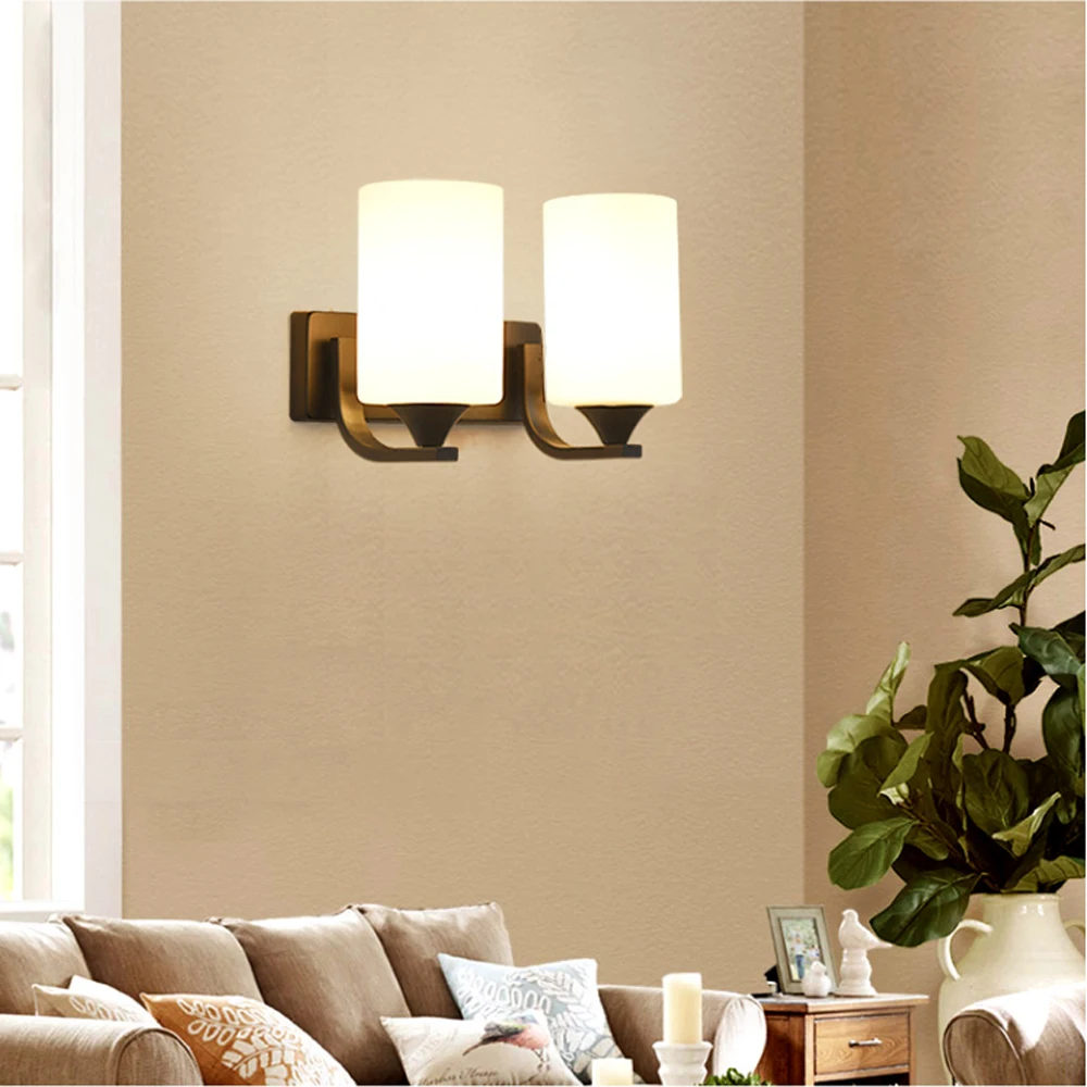 Настенная лампа винтажная прикроватная для чтения 110 220 В Светодиодная E27