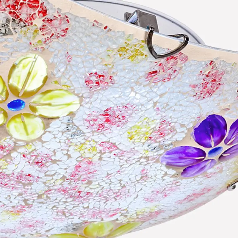 

Modern Mosaic Children's Room Ceiling Lamp Pastoral Bedroom Ceiling Lamps Kitchen Balcony LED Ceiling Light
