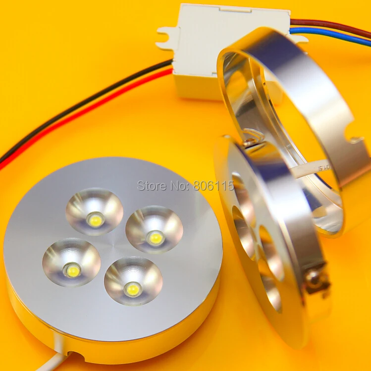 Бесплатная доставка (10 шт./лот) Высококачественная Светодиодная лампа 12 Вт 4x3 с