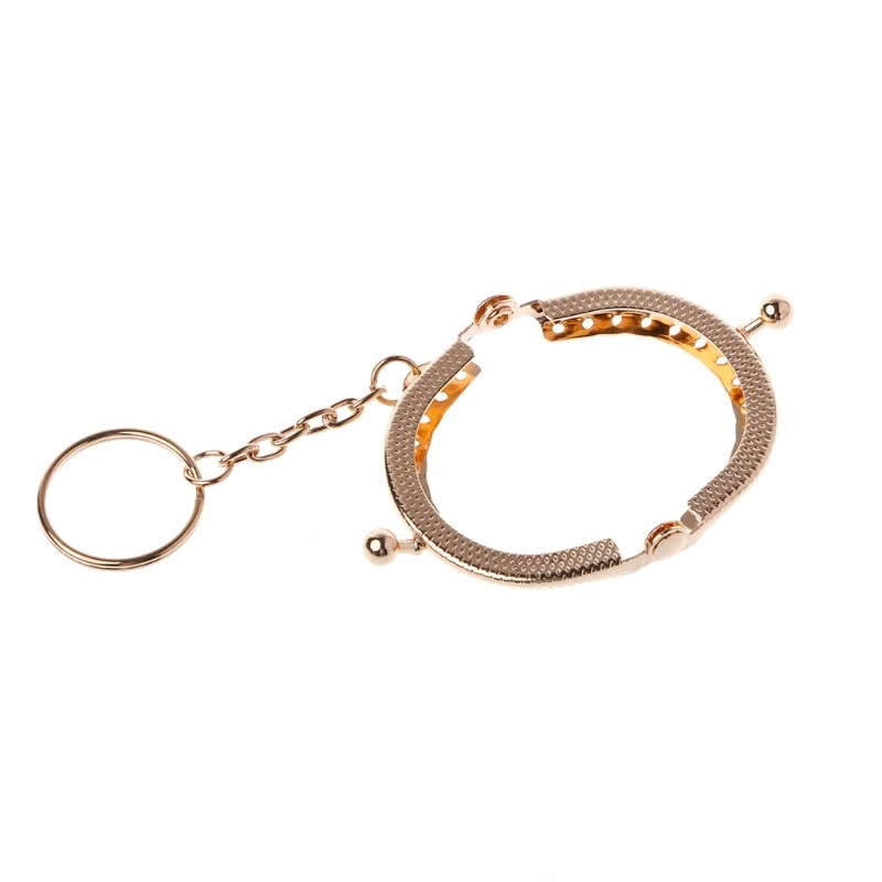 1 шт. Кошелек для монет арочная рамка замок с застежкой поцелуй кольцом ключей