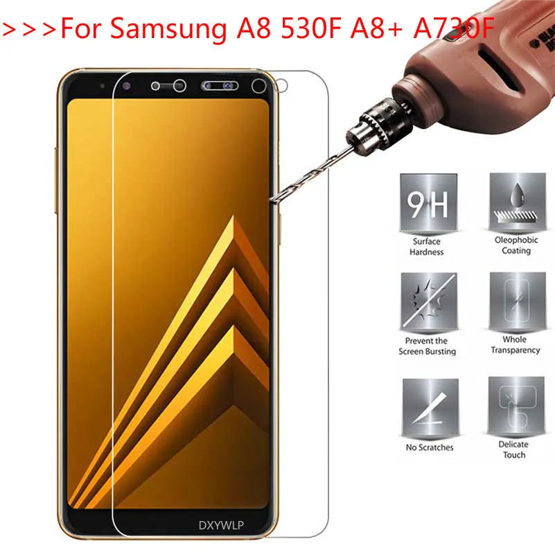 Закаленное стекло 9H для Samsung Galaxy A8 (2018) A530F протектор экрана закаленная Защитная
