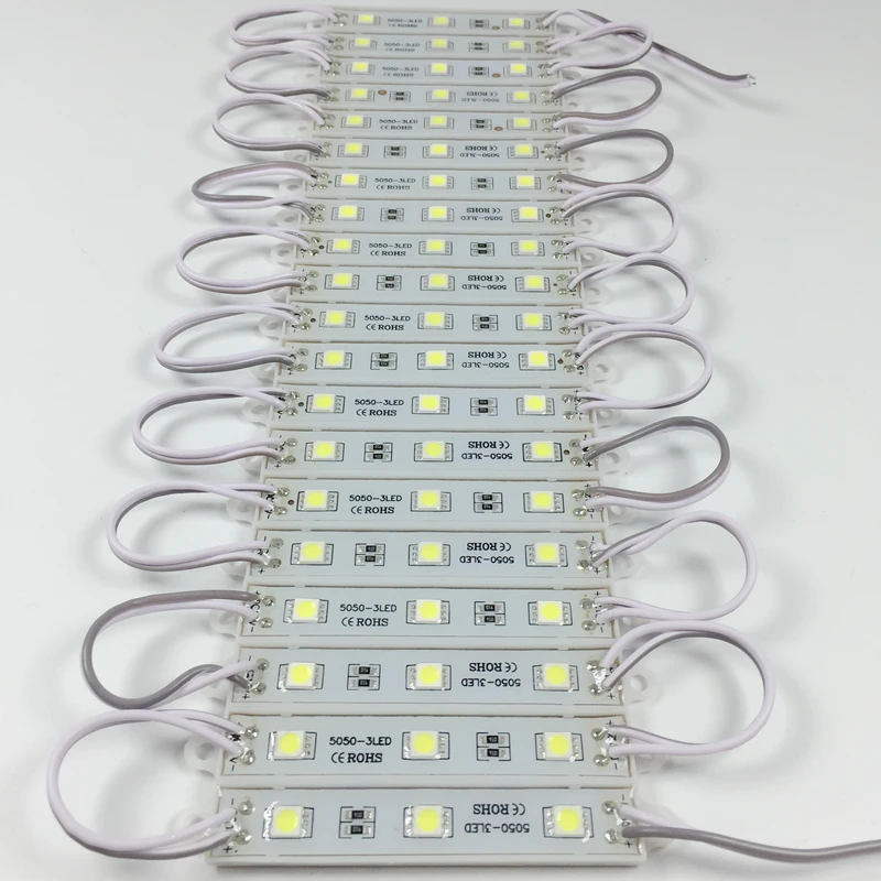3 СИД SMD 5050 Модуль света водонепроницаемый свет лампы 12V 1000pcs Оптовая торговля modulos