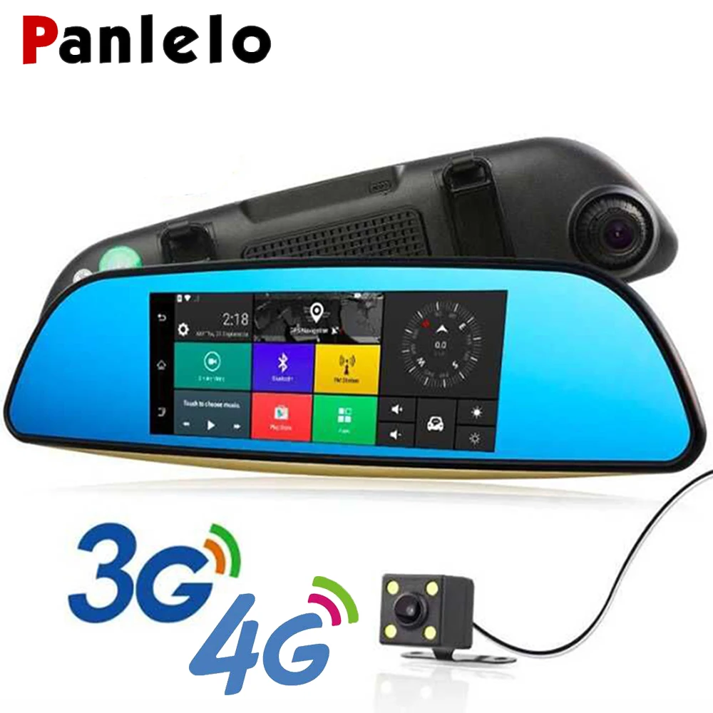 Супер! Panlelo автомобиля gps Android 5,0 " 1280*480 1080 P gps Камера с заднего вида Камера G-SENSOR навигатор DVR 1 г Оперативная память 16 г Встроенная память