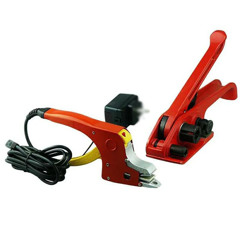 Sealless manual handy strap tool, electric heating welding strapping tool