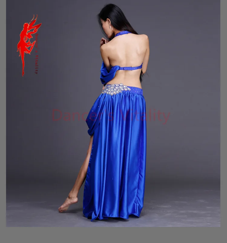 Новинка костюмы для танца живота со стразами! Женский комплект выступлений шоу