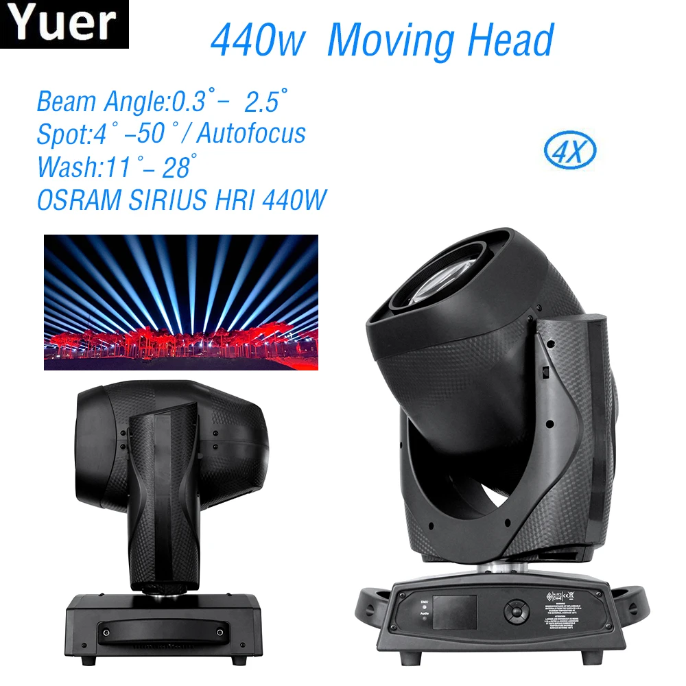 4Pcs/Lot 670W Beam Spot Wash 3IN1 Moving Head Light DMX 512 Sound Control DJ Disco Party Club Lights | Лампы и освещение
