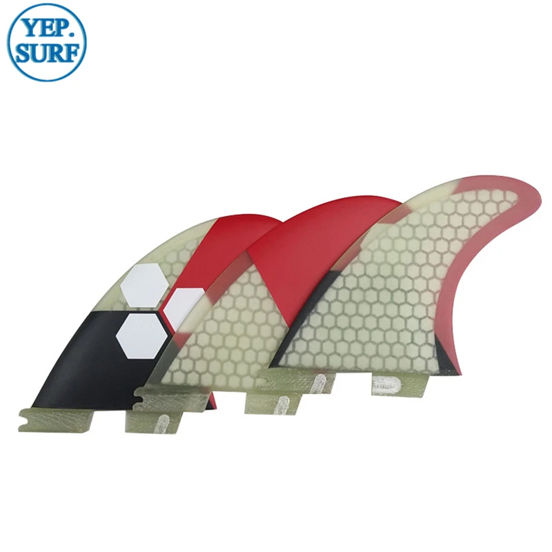 FCS II трехплавный набор стекловолоконных сотовых пластин для серфинга FCS2 ласты G7
