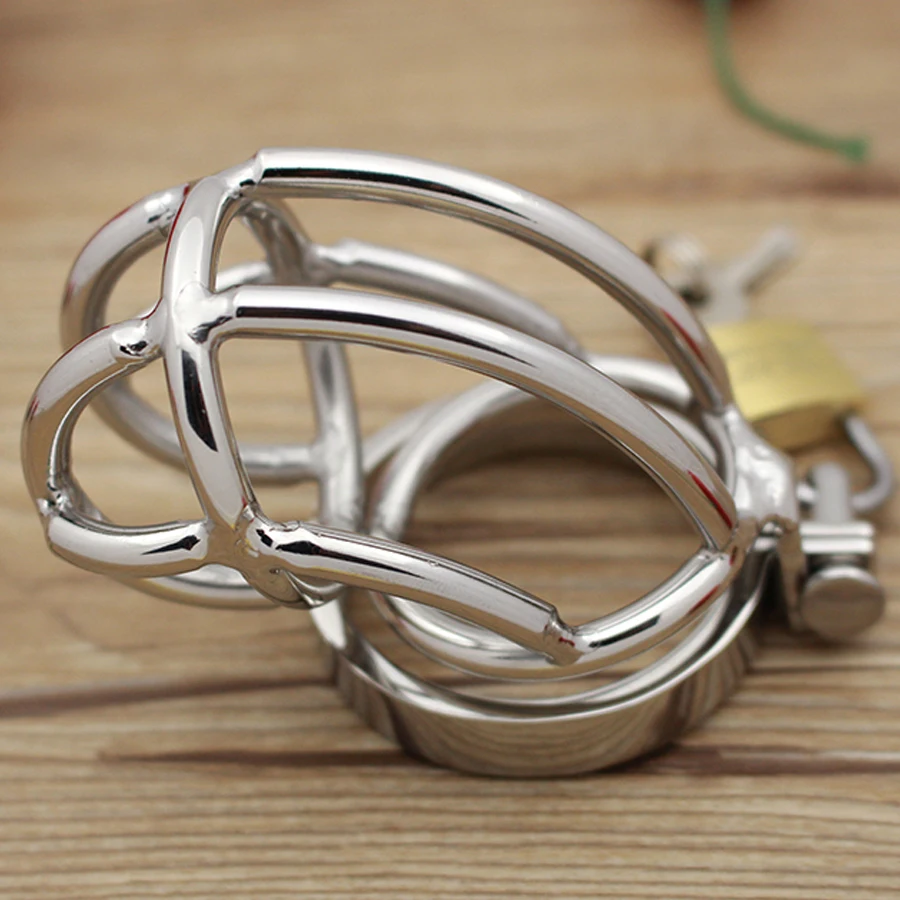 Big Chastity Belt Male device Stainless Steel cock Cage Sex Toys for men steel chastity cage metal rings sexo pene | Красота и