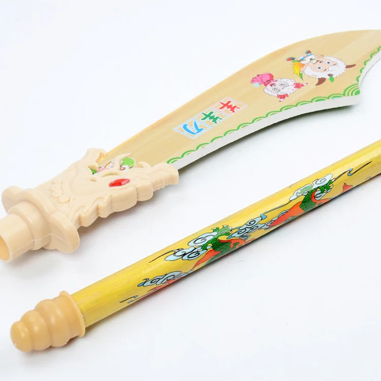 В новый стиль Меч храм горячий деревянный нож детей овец печать дерева туризм