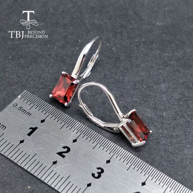 TBJ новинка 2019 setly натуральный драгоценный камень 925 серебряное ювелирное изделие