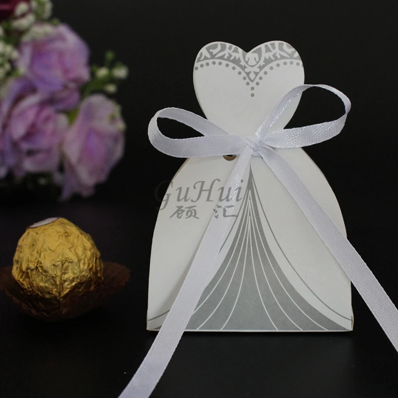 Сладкий Европейский свадебный смокинг жениха платье лента бумажная коробка