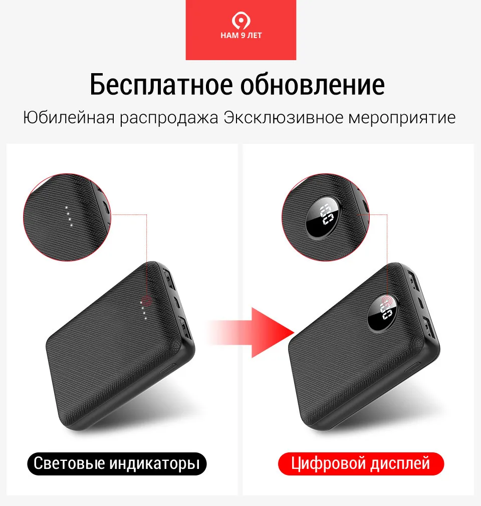 PZOZ Power Bank 10000 мАч Dual USB LED Мобильный телефон внешний аккумулятор 2.1A Быстрая зарядка powerBank для iphone 6 7 8 X XS MAX XR xiaomi портативное зарядное устройство повербанк портативная зарядка блок питания