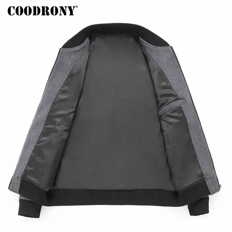 COODRONY Мужское пальто зимнее толстое теплое шерстяное мужская одежда 2018