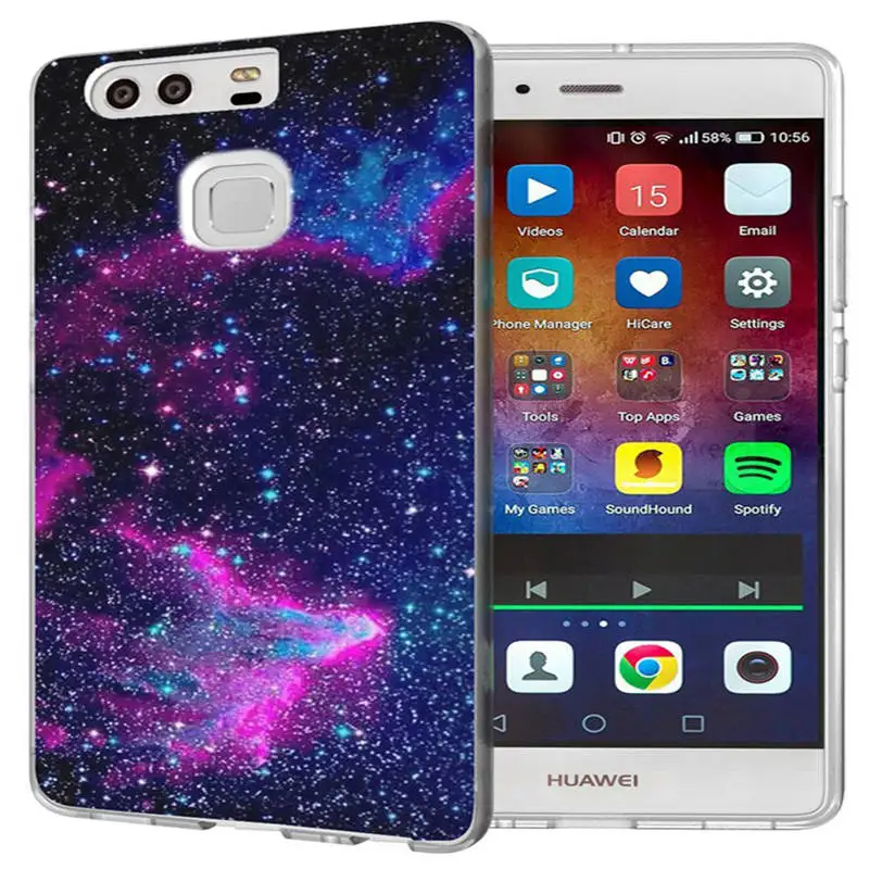 ТПУ роскошь для huawei P9 Lite/P8 Lite/P10Lite Y5 II 2 Y5ii Y6 Мягкий дизайн обложки Мрамор задняя