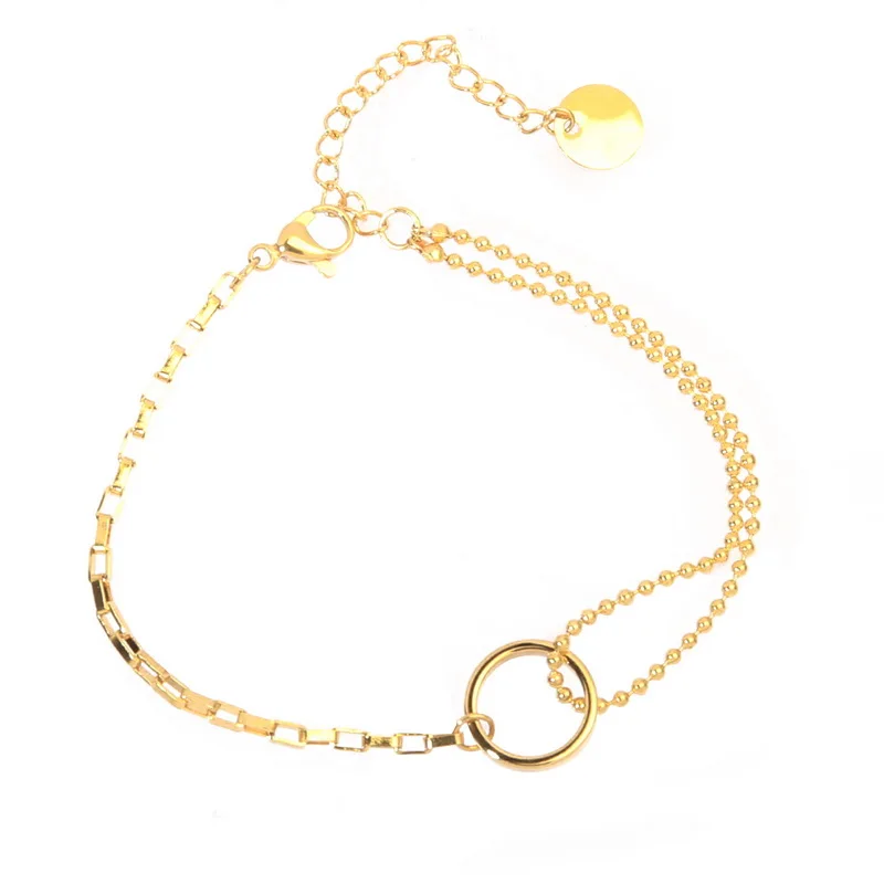 Новое поступление модный простой браслет YUN RUO с изображением торуса женский