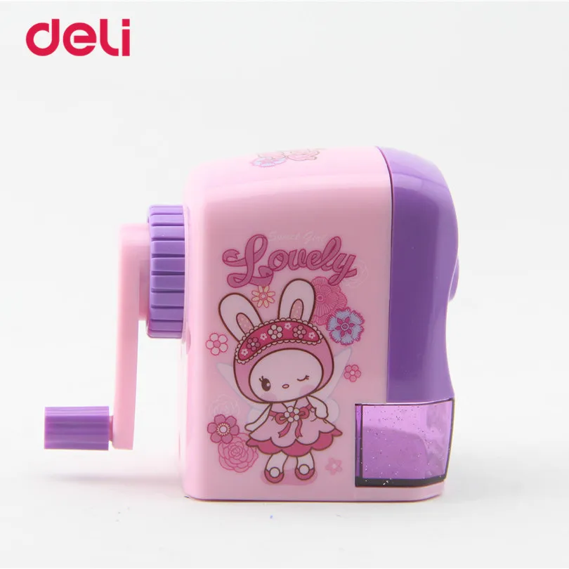 2017Deli Канцтовары точилка для карандашей kawaii Детские ручные школьные