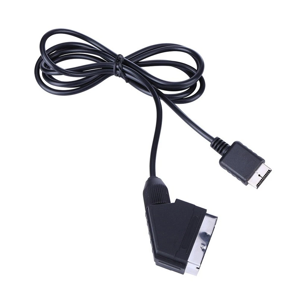 50 шт./лот 1 8 м для PS2 RGB SCART кабель TV AV свинцовый Шнур Playstation PS1 PS3 игровые консоли|cable