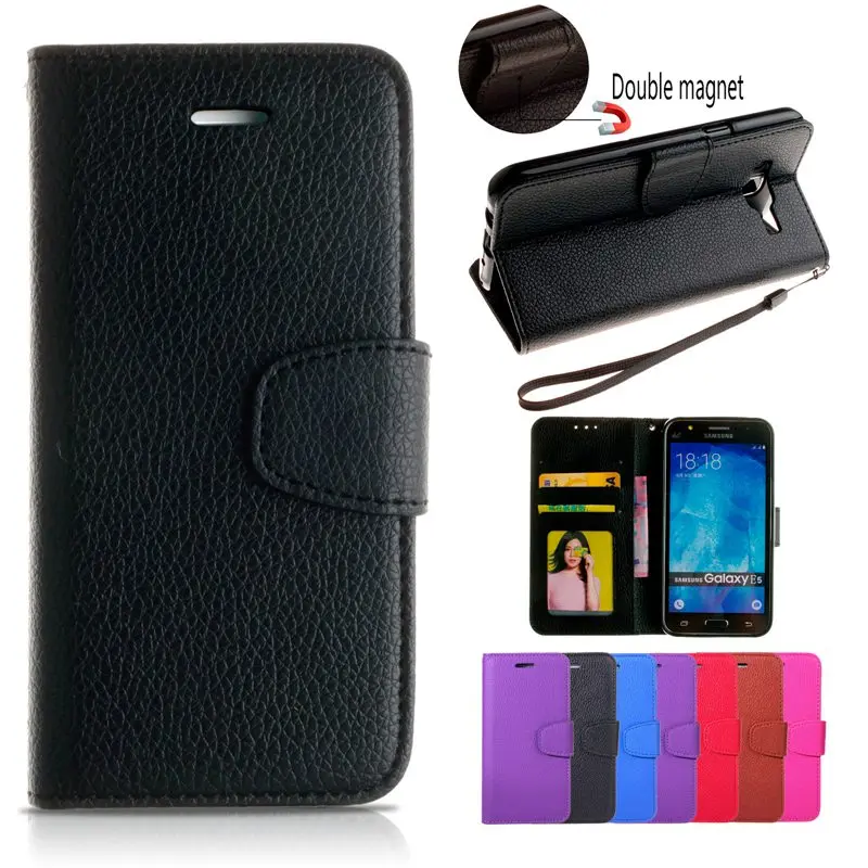 luxury litchi Leather Case for Samsung Galaxy J5 2016 J510 J510F J510G J510Y J510M Phone Cases Cover with stand card holder |