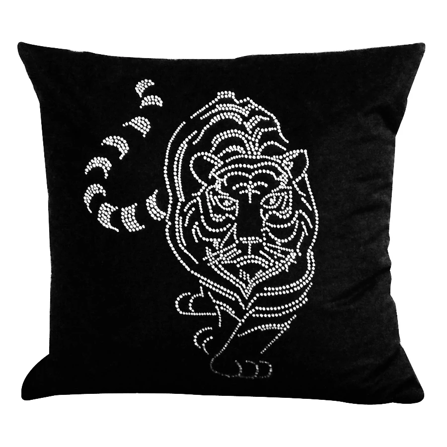 Новинка 2017 года дома Тигр С кристалалми и стразами Подушки Пледы диван кресло