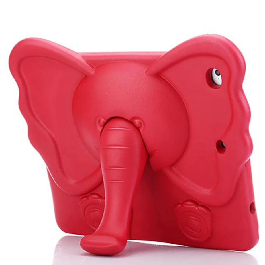 Красный Чехол для ipad air 2 дети мультфильм 3D защитный чехол для ipad air funda для ipad чехол Капа для ipad Pro 9,7 чехол - Цвет: Красный