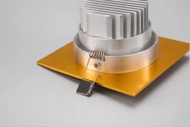 1 шт. высокомощный алюминиевый светодиодный потолочный светильник cob с