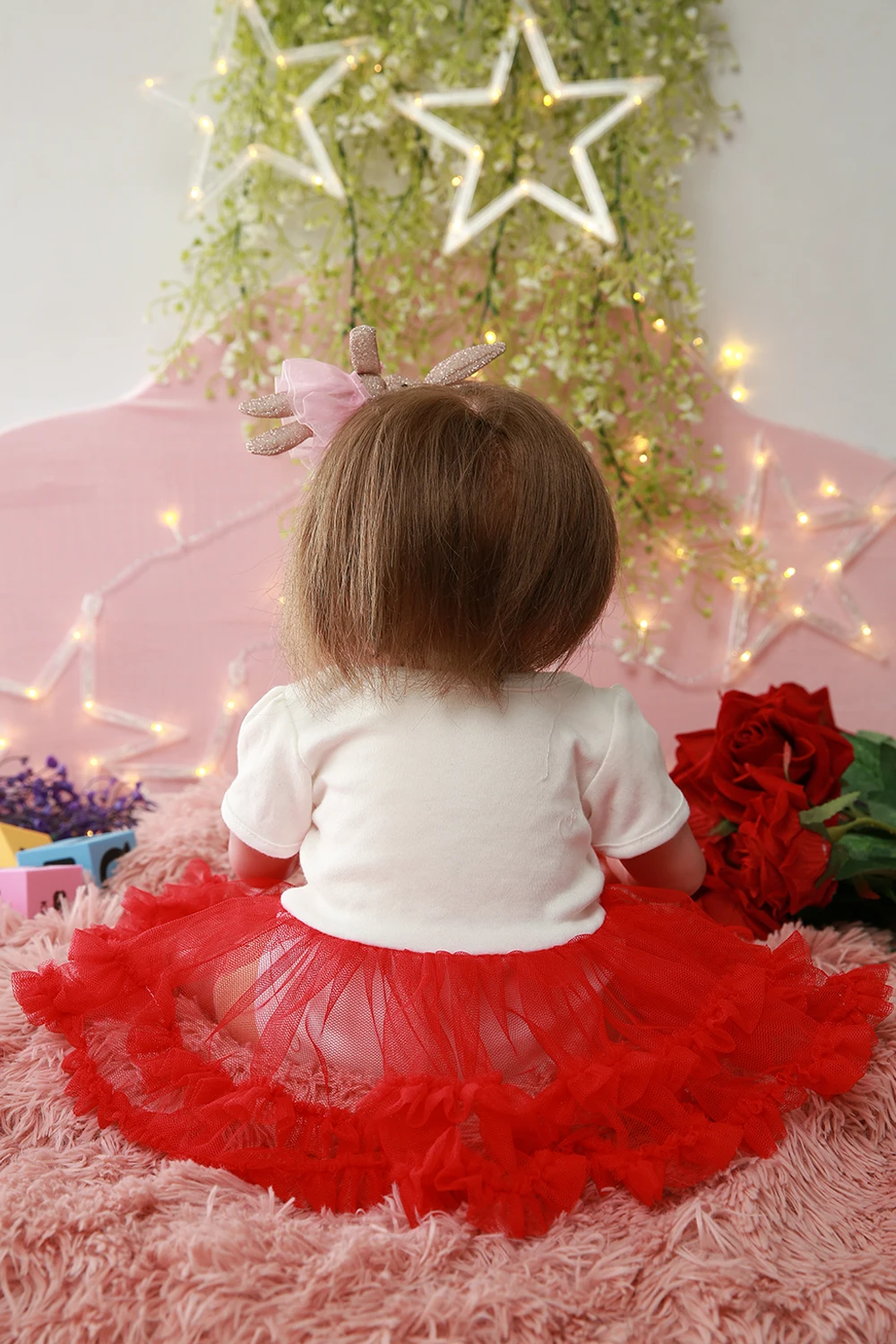 IVITA DS1806 49 см levensechte babypoppen кремния reborn baby Мягкая кукла девочка с нарисованными ногтями посаженные волосы игрушки для детей