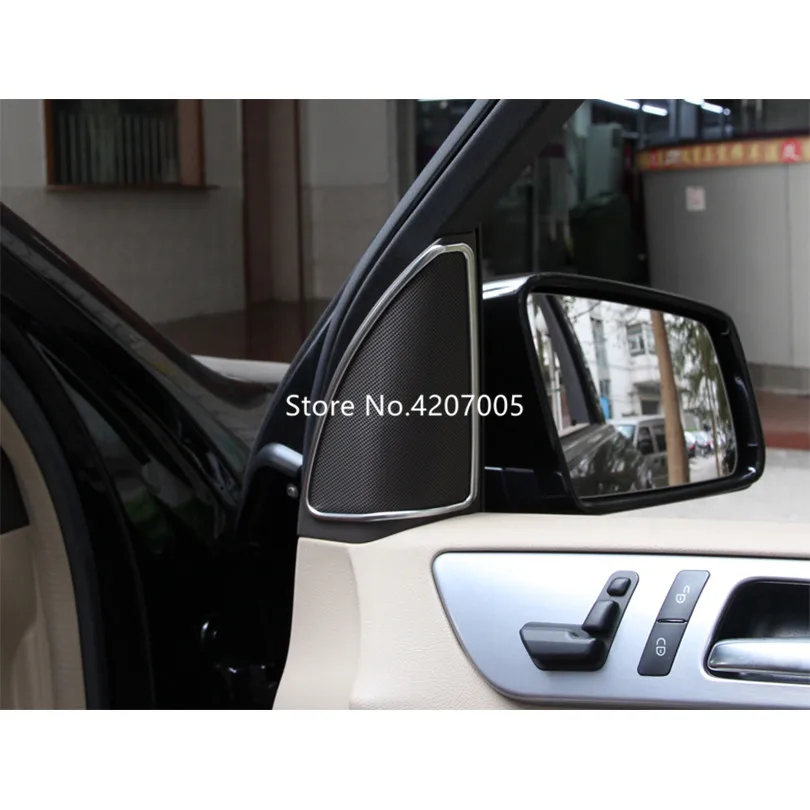 ABS Хромированная дверная крышка динамика накладка наклейка для Mercedes Benz ML W164 350 400 GL
