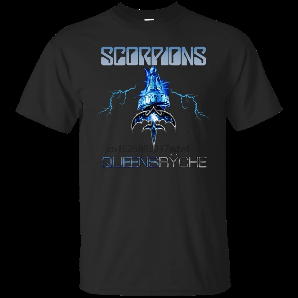 Scorpions Queensryche Tour 2019 без свиданий для мужчин футболка классная Повседневная pride