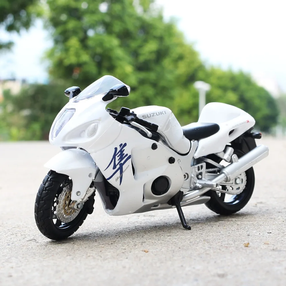 1:18 весы Maisto SUZUKI GSX1300R мотоцикл гоночные автомобили мини модели автомобилей