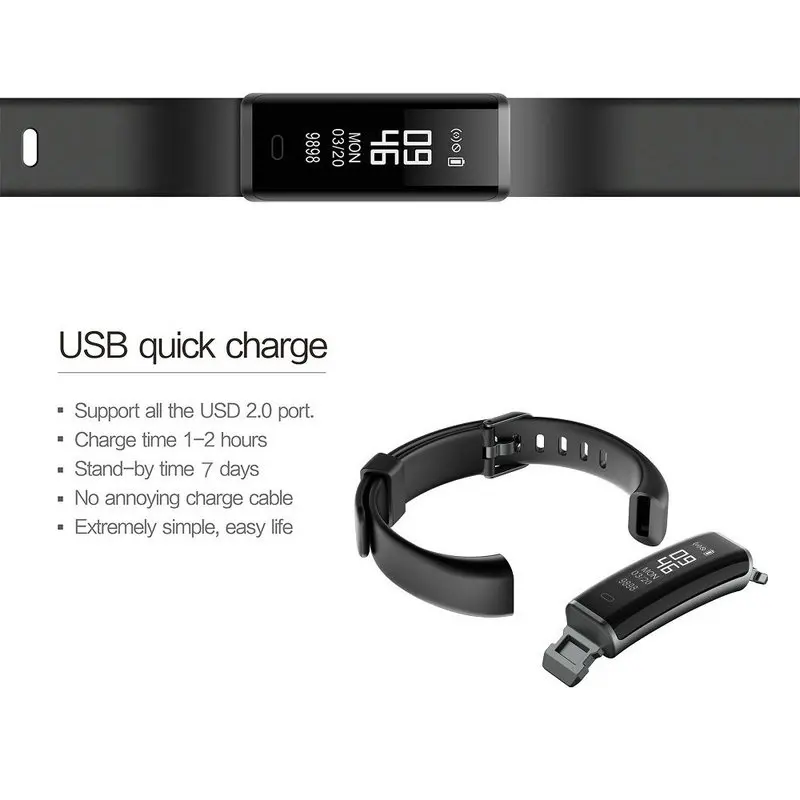 Оригинальный Смарт-браслет ID130 фитнес-трекер OLED экран Шагомер умный Браслет IP67