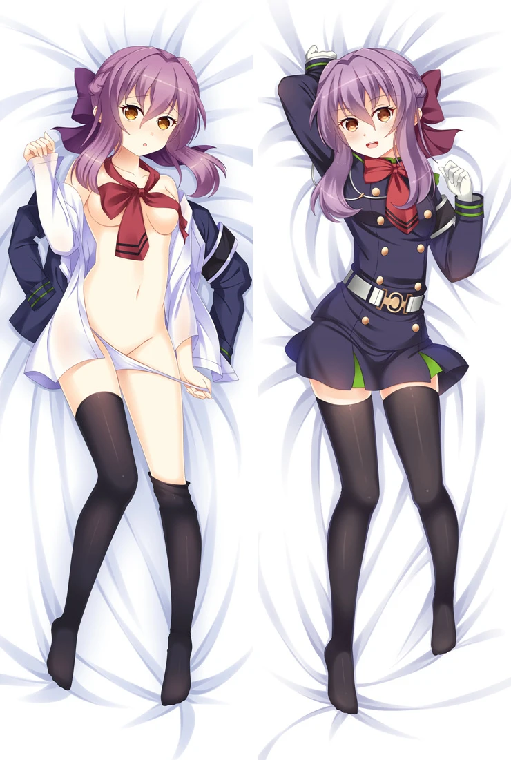 2018 August аниме Seraph of the End Owari no Hiiragi Shinoa Dakimakura наволочка для тела обнимающая