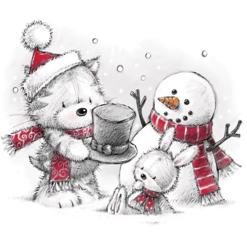 Силиконовые прозрачные штампы для скрапбукинга девочек тампоны печать создание